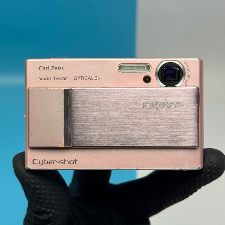 Sony Cyber-shot DSC-T10 7.2MP Pink Digital Camera - FULLY FUNCTIONAL