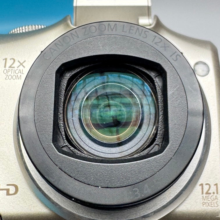 Canon PowerShot SX130 IS 12.1MP Digital Camera - FULLY FUNCTIONAL