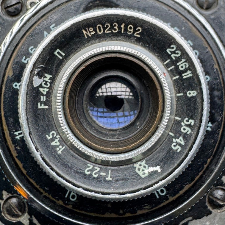 LOMO Smena 3 35mm Film Camera w/ T-43 4/40 Lens - FULLY FUNCTIONAL