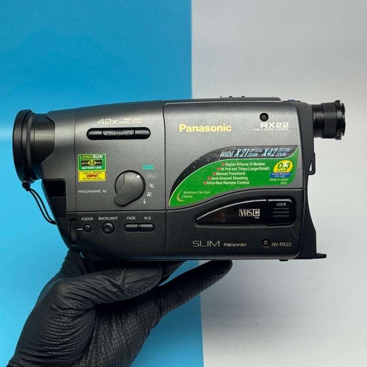 Panasonic NV-RX22 VHS-C Camcorder – Japan - FULLY FUNCTIONAL