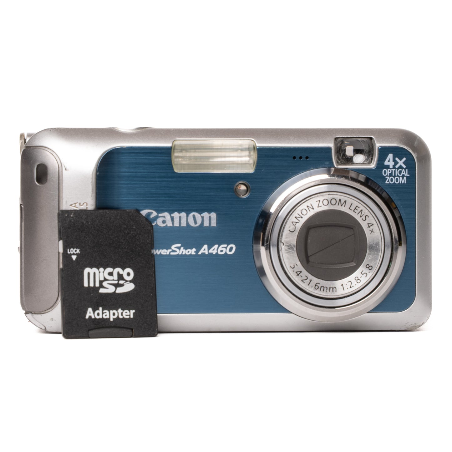 Canon PowerShot A460 5.0MP Blue Digital Camera