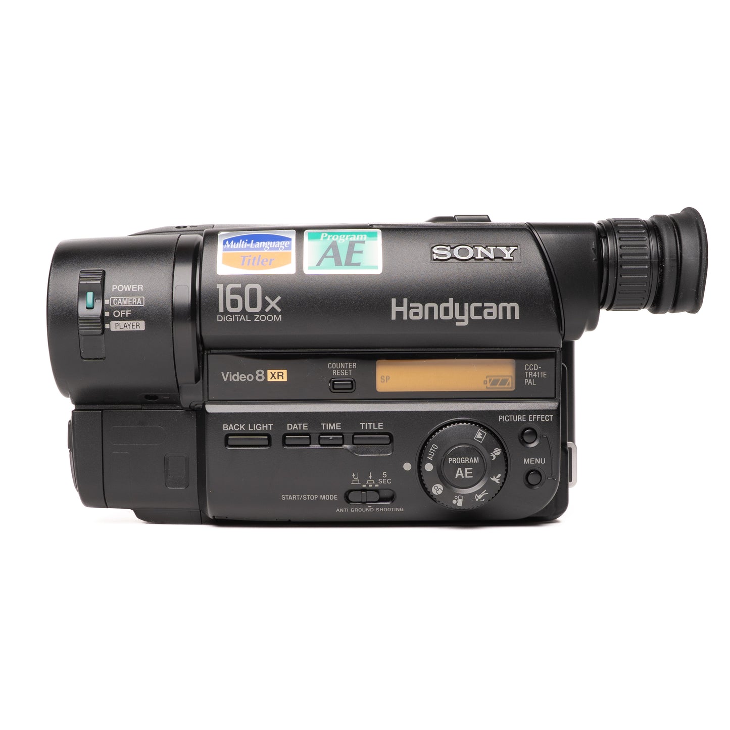 Sony Handycam CCD-TR411E Video8 PAL Camcorder