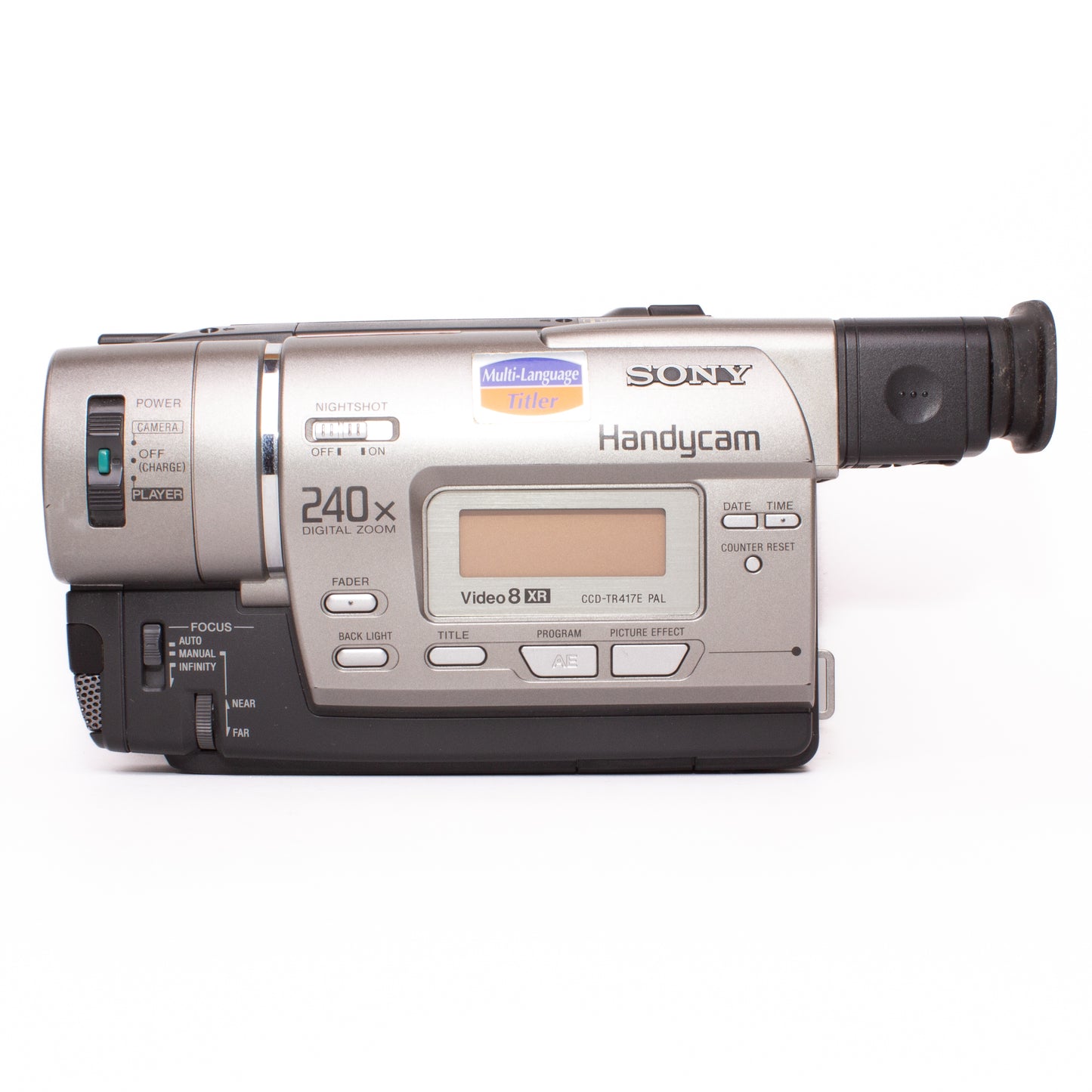 Sony Handycam CCD-TR417E Video8 PAL Camcorder