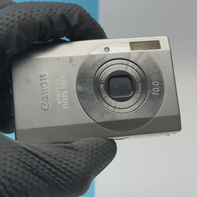 Canon Digital IXUS 90 IS 10.0MP Digital Camera - Fully Functional - Full Kit!