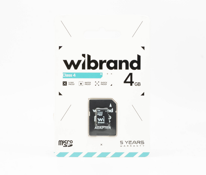 MicroSD Memory card 4gb Wibrand - NEW!